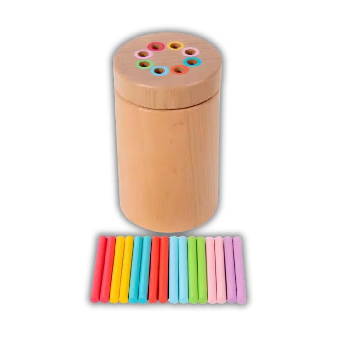 Colorful Wooden Cup Toy