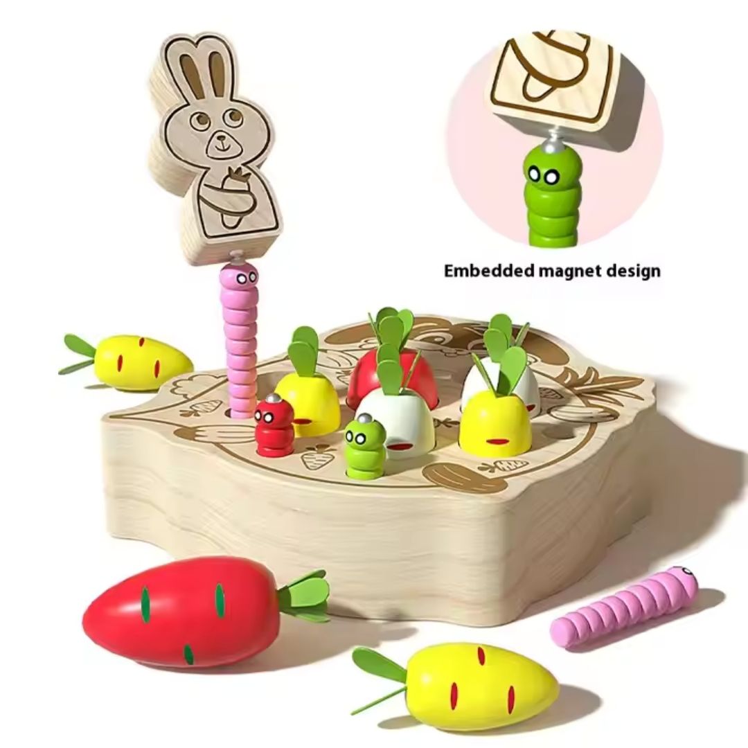 Wooden Radish Pulling Game
