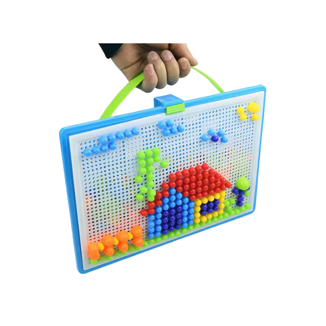 Mosaic Pegboard Toy