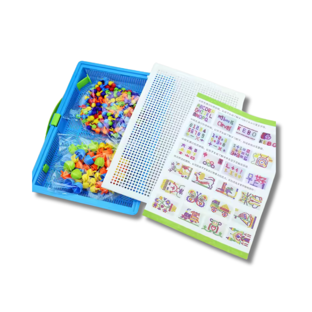 Mosaic Pegboard Toy