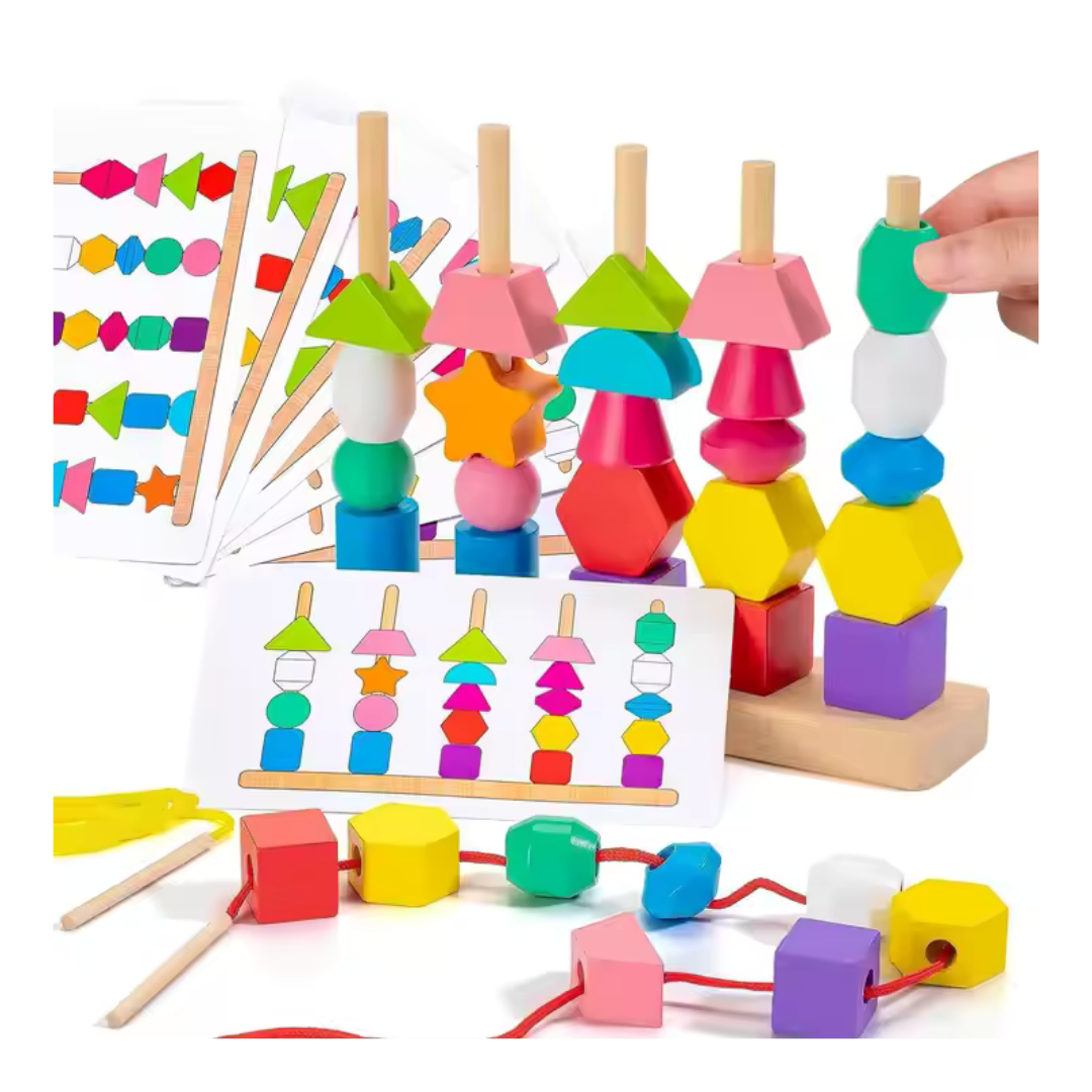 Colorful Wooden Stacking Toy