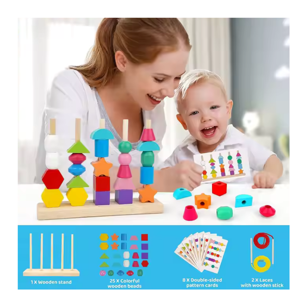 Colorful Wooden Stacking Toy