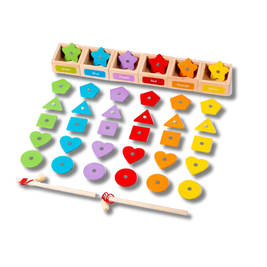 Wooden Sorting Toy Set