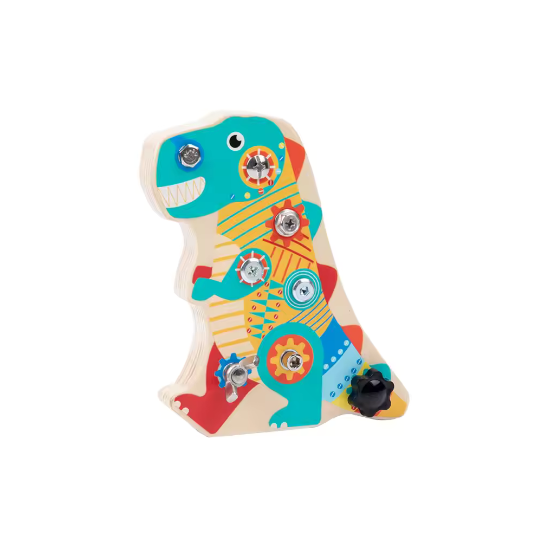 Wooden Dinosaur Activity Toy