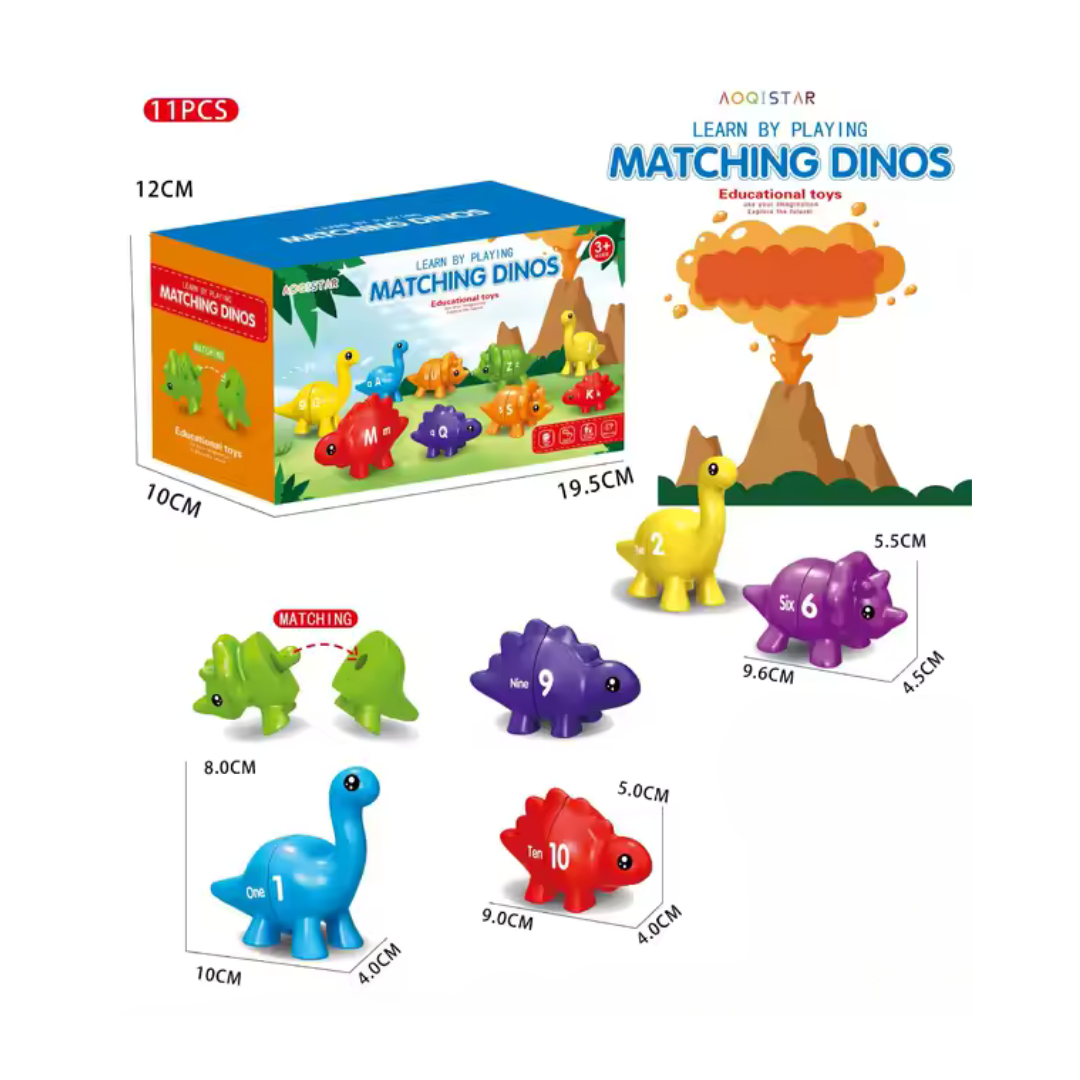 Matching Dinos Educational Toy Set