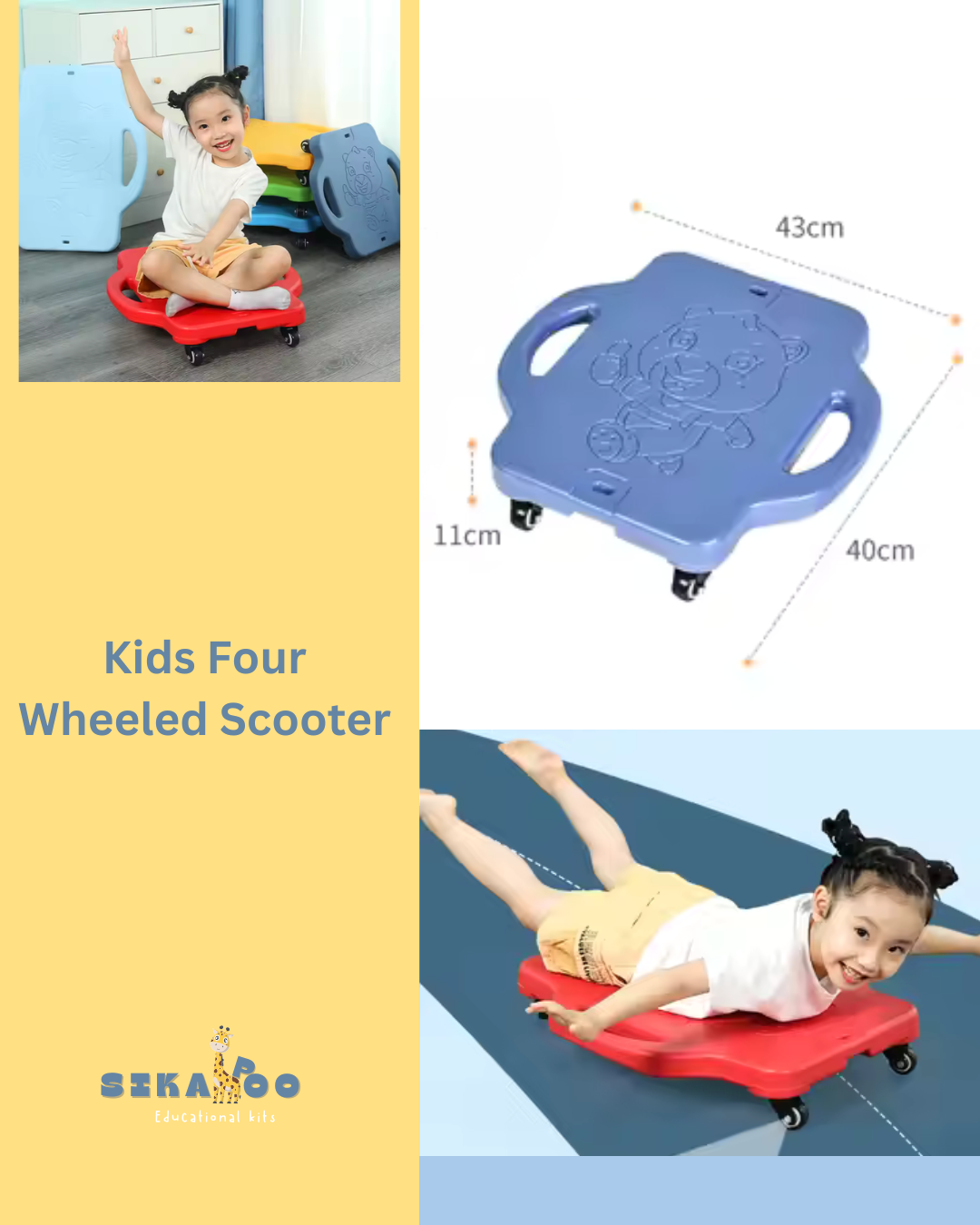 Kids Four Wheeled Scooter