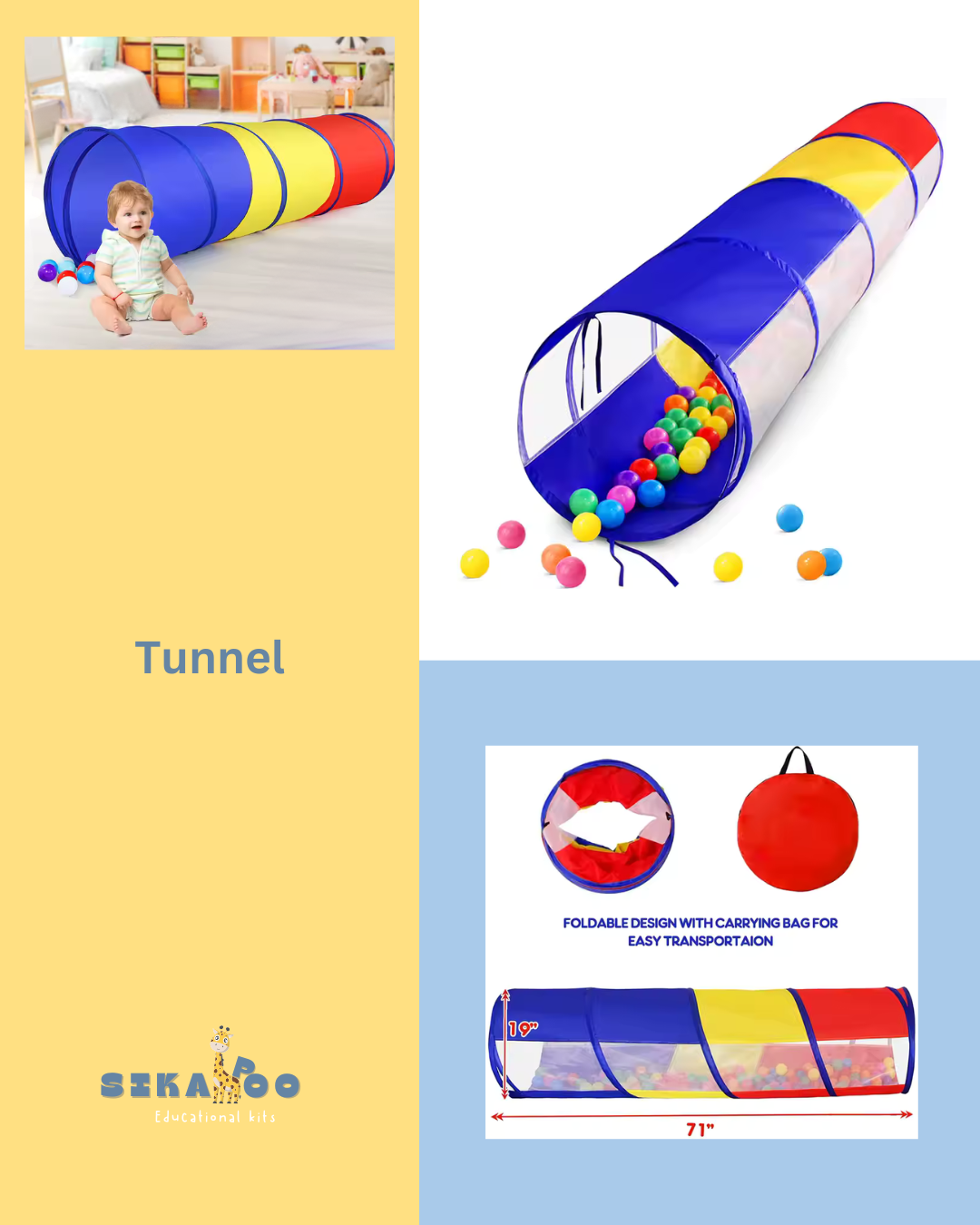 Play Tunnel for Kids