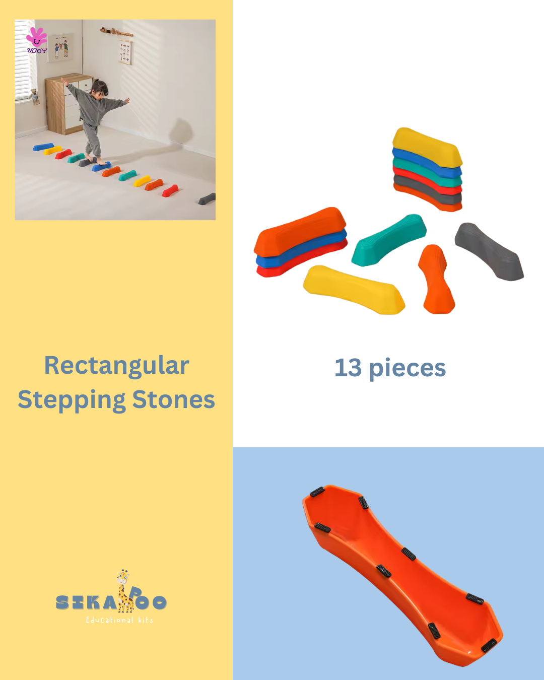 Rectangular Stepping Stones