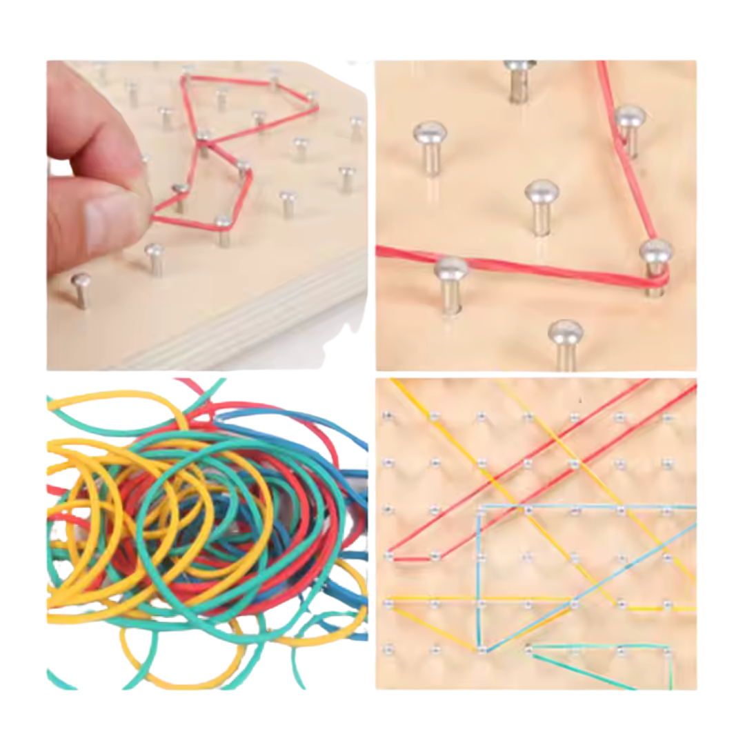 Geoboard with Rubber Bands