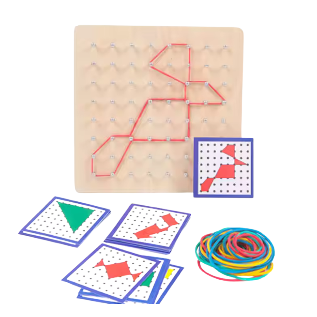 Geoboard with Rubber Bands