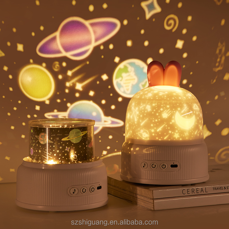 Cute Bunny Night Light Projector
