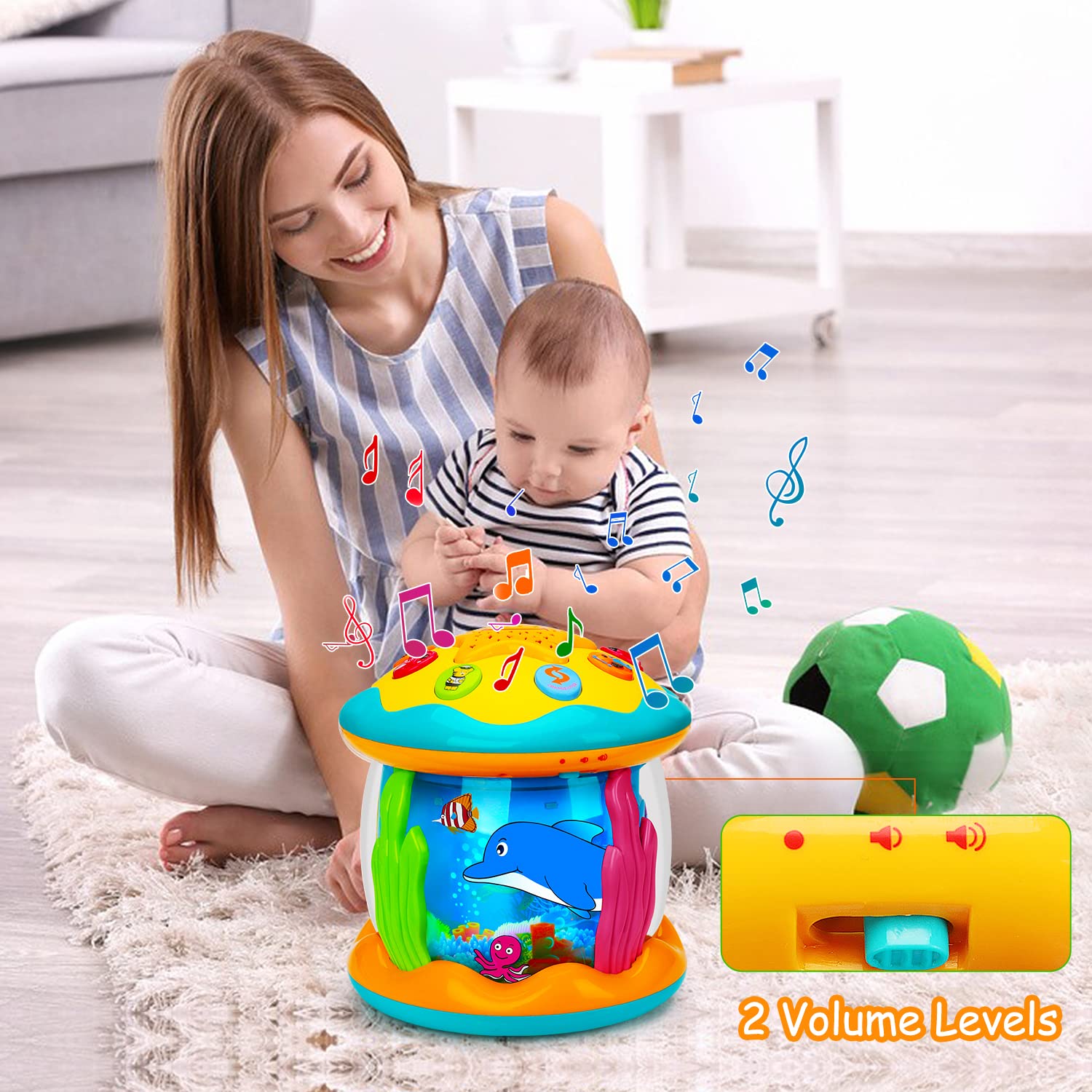Musical Rotating Aquarium Toy