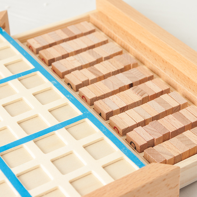 Wooden Sudoku game 