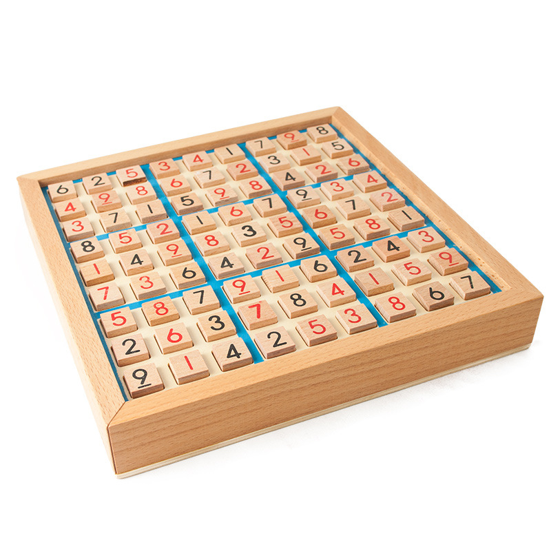 Wooden Sudoku game 