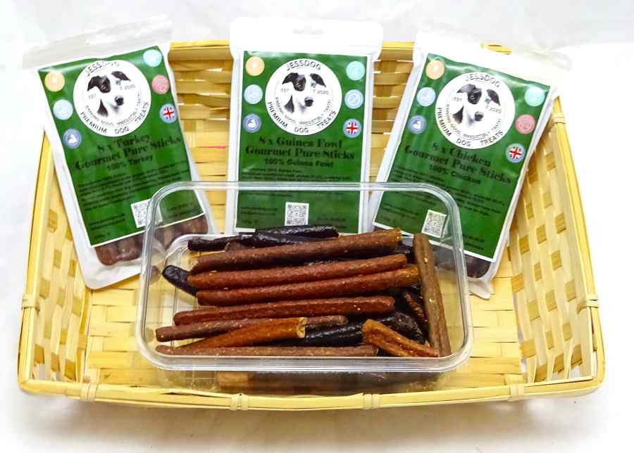 Jessdog Gourmet Pure Sticks - Chicken - Pack of 8