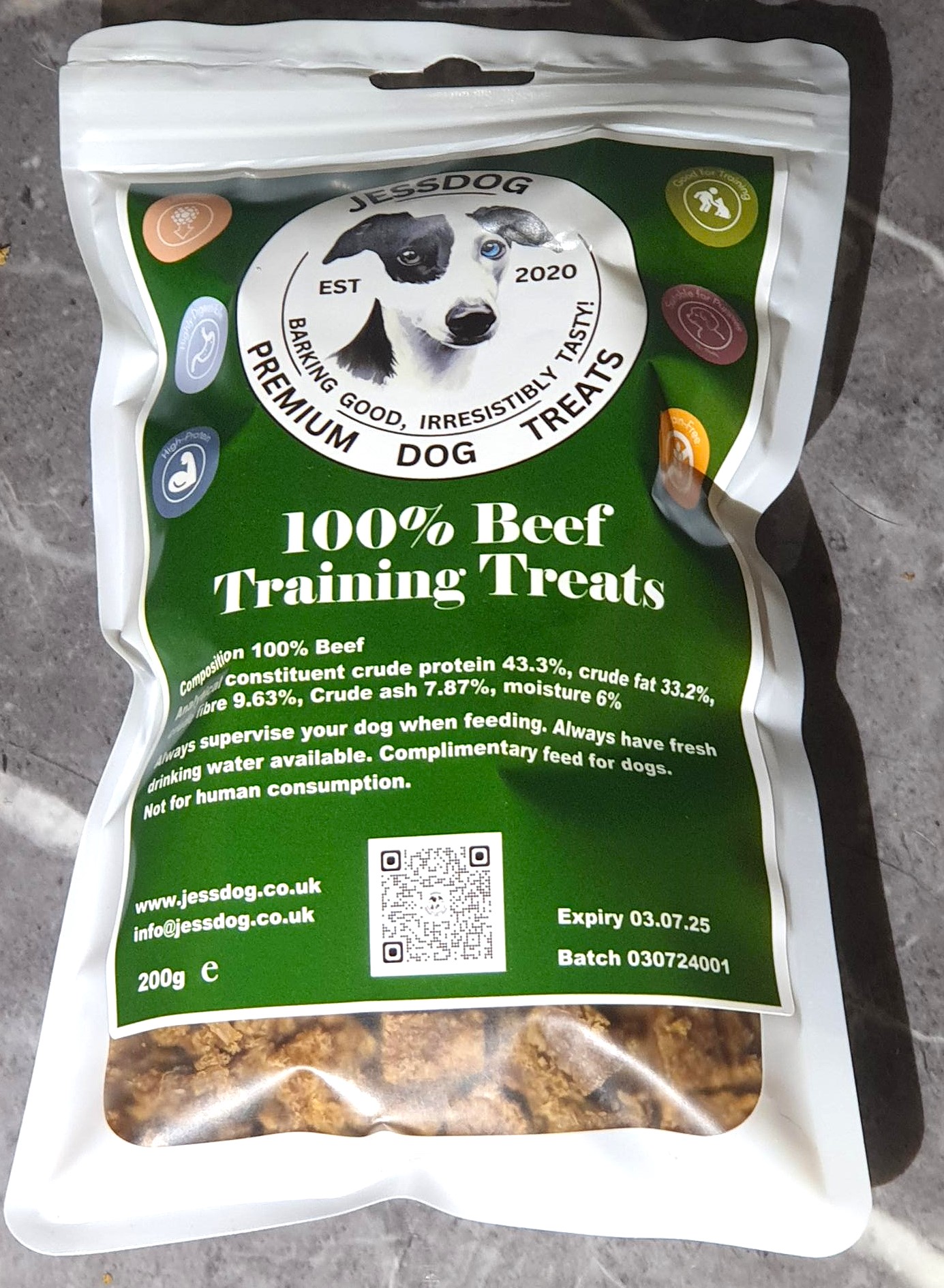 Jessdog Training Treats - Beef
