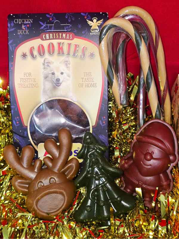 Antos Christmas Dog Treat Box 