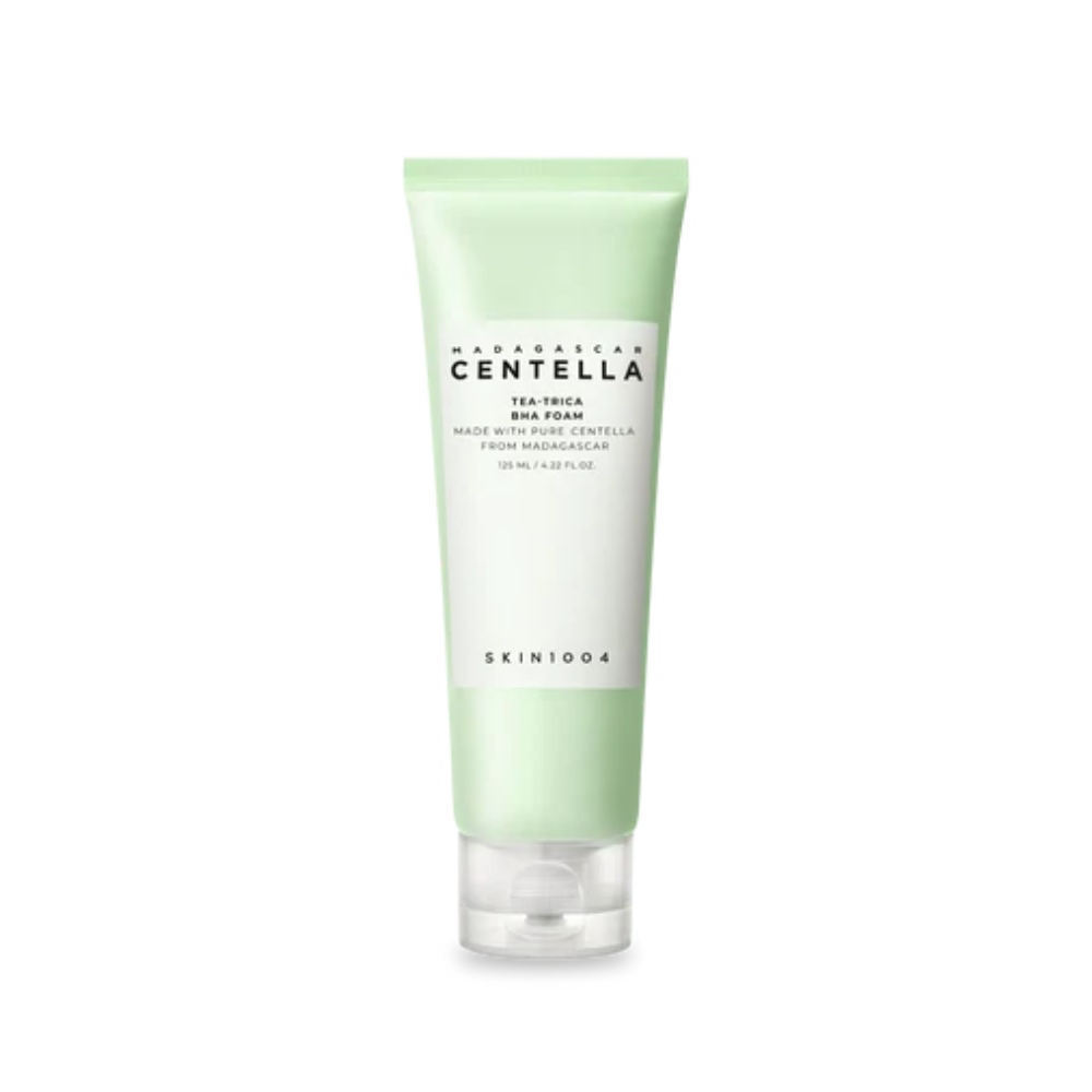 SKIN 1004 - Madagascar Centella Tea-trica BHA Foam فوم التنظيف من مدغشقر سنتيلا بخلاصة شاى تريكا و حمض البيتا هيدروكسى