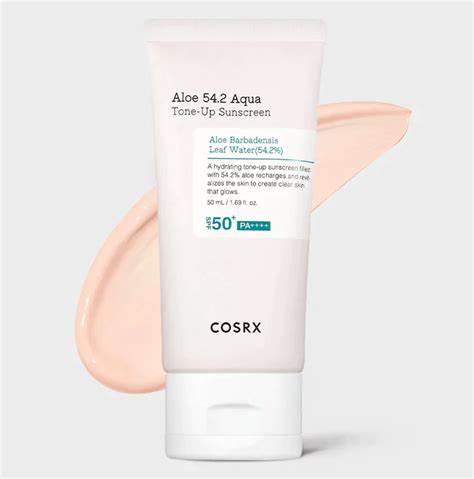 COSRX - Aloe 54.2 Aqua Tone-Up Sunscreen واقي شمس تون-أب ألو