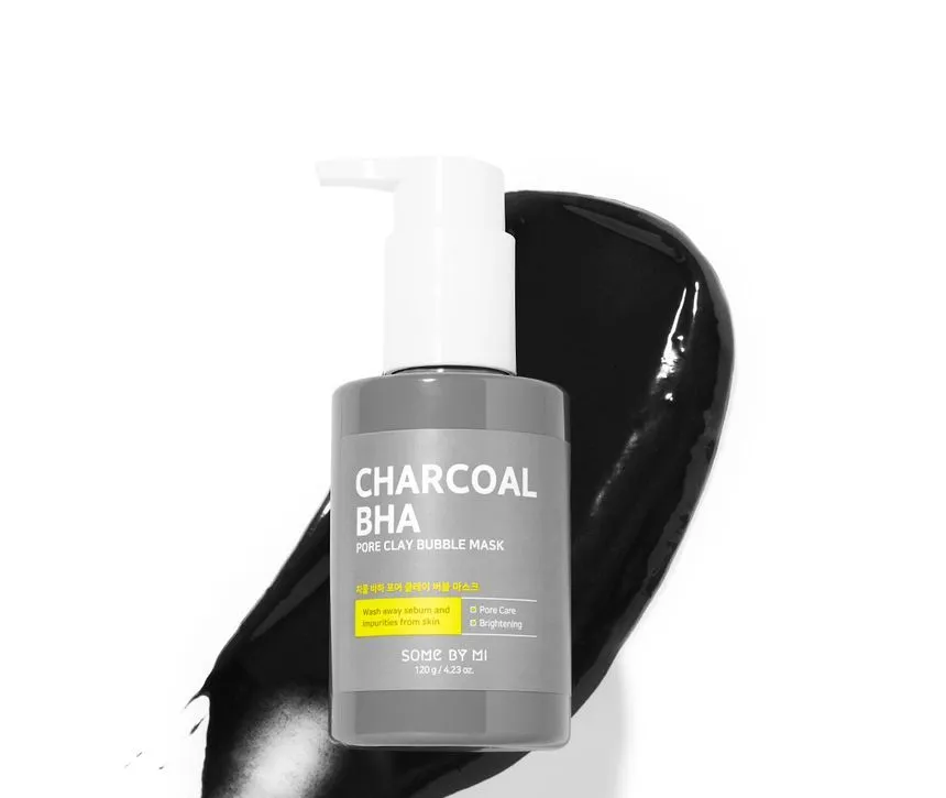 SOME BY MI - Charcoal BHA Pore Clay Bubble Mask قناع فقاعات الطين من الفحم