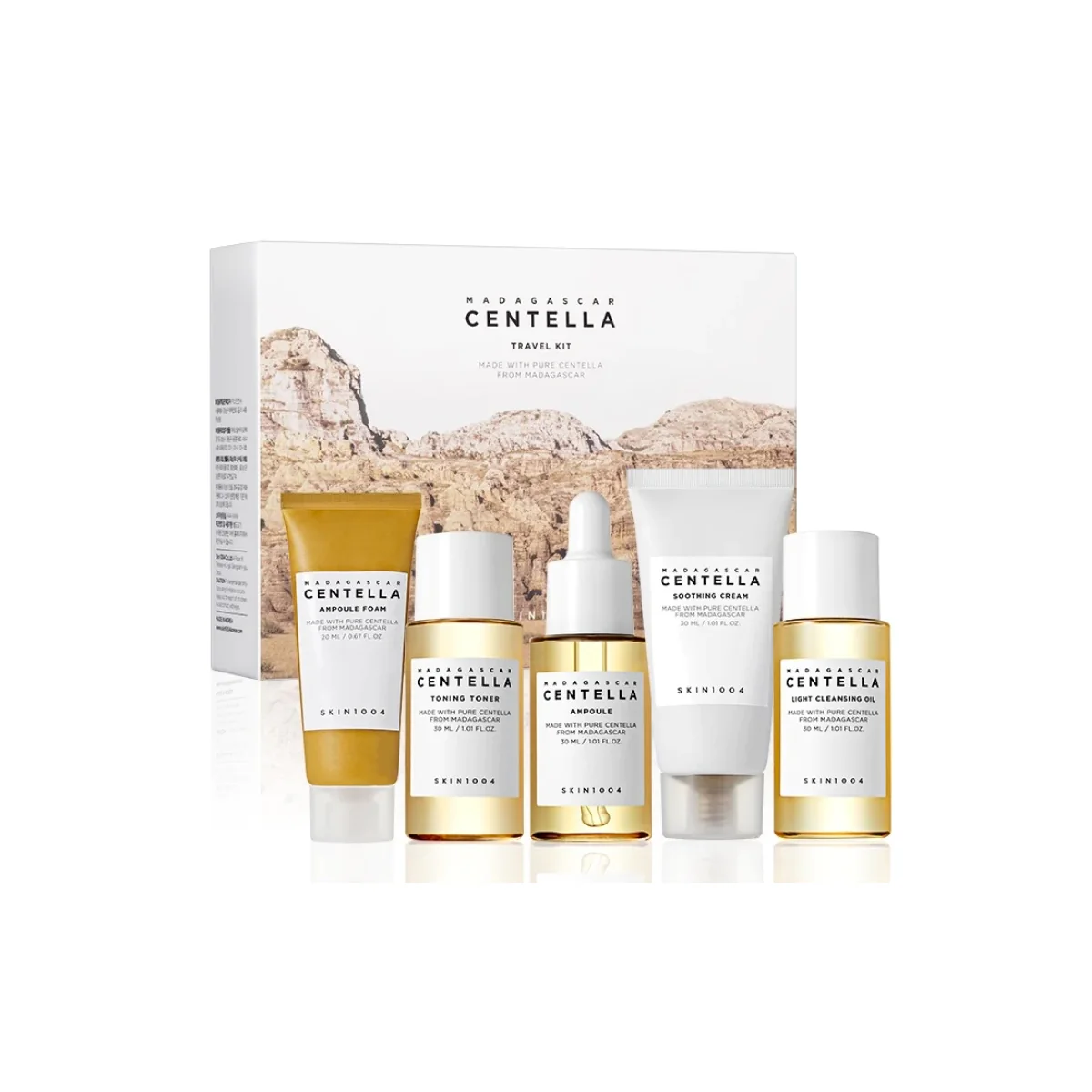 SKIN 1004 - Madagascar Centella Travel Kit مجموعة سنتيلا مدغشقر للسفر