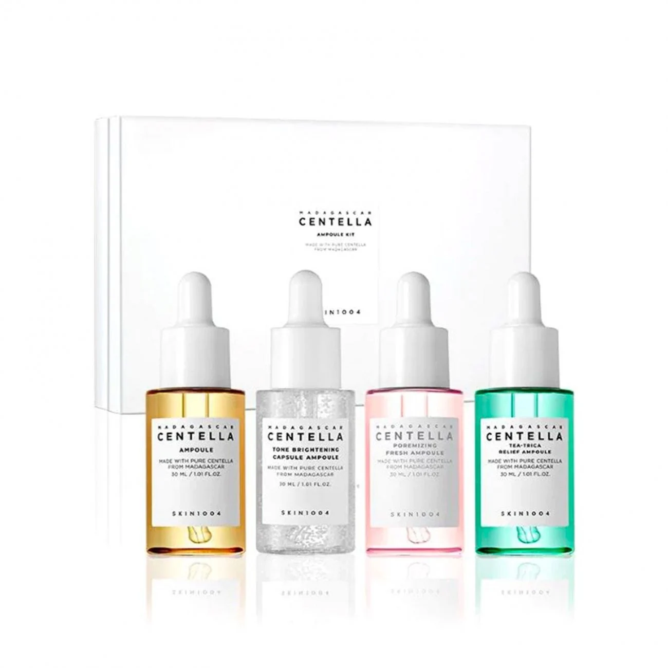 SKIN 1004 - Madagascar Centella Ampoule Kit مجموعة أمبولات سينتيلا مدغشقر
