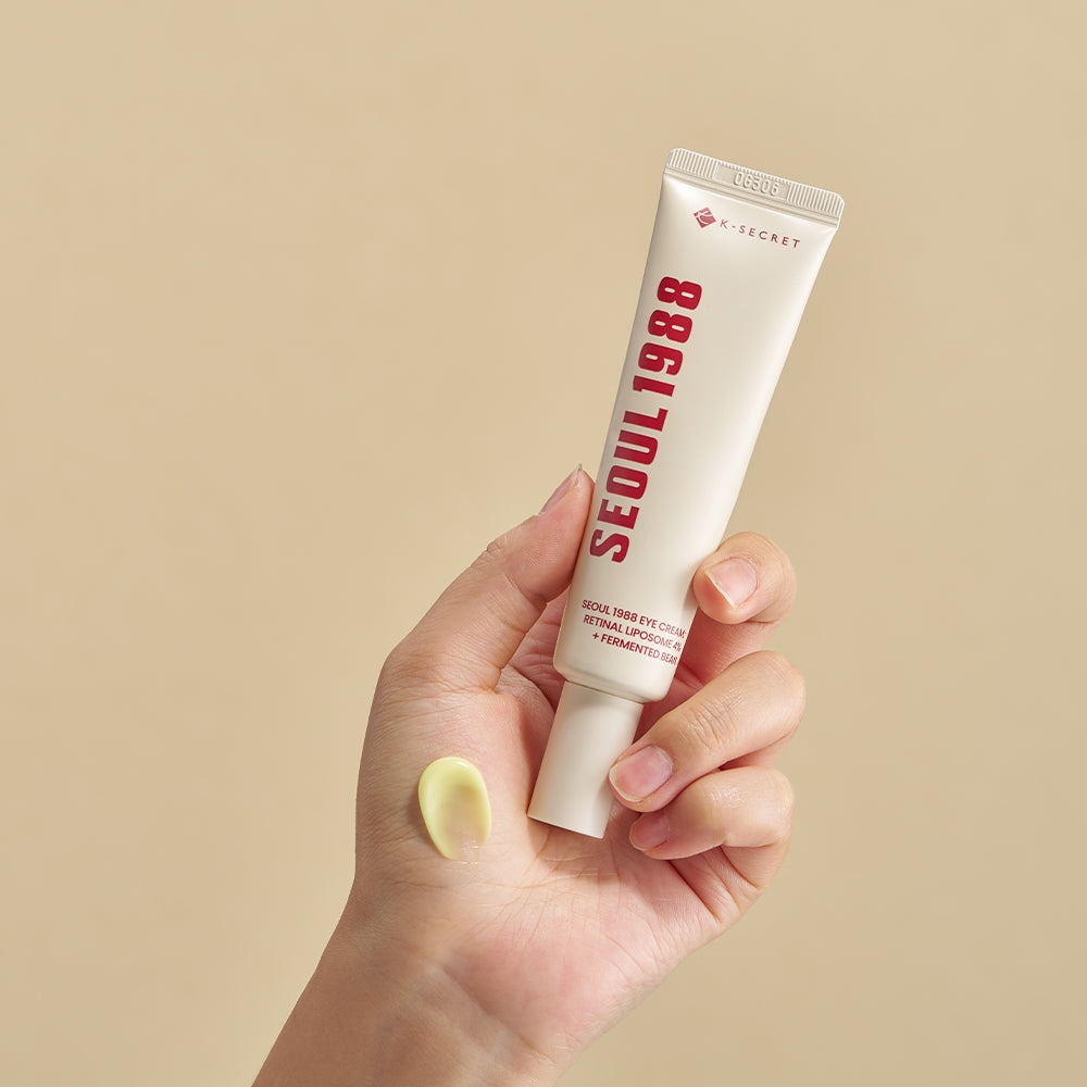 KSECRET - SEOUL 1988  Eye Cream : Retinal Liposome 4% + Fermented Bean كريم العيون بتركيز ٤٪؜ ليبوسومات الريتنال+الفاصولياء المخمرة
