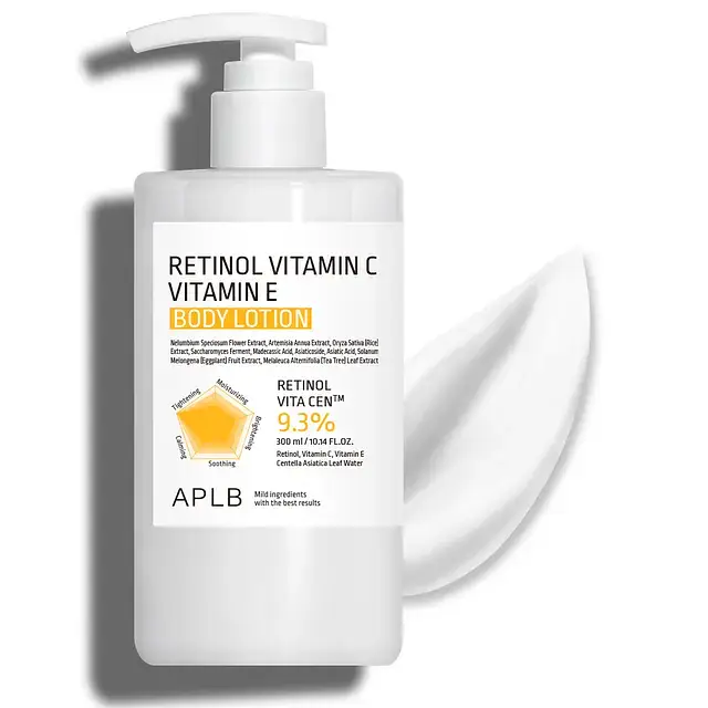 APLB- Retinol Vitamin C Vitamin E Body Lotion لوشن للجسم بالريتنول وفيتامينات C و E