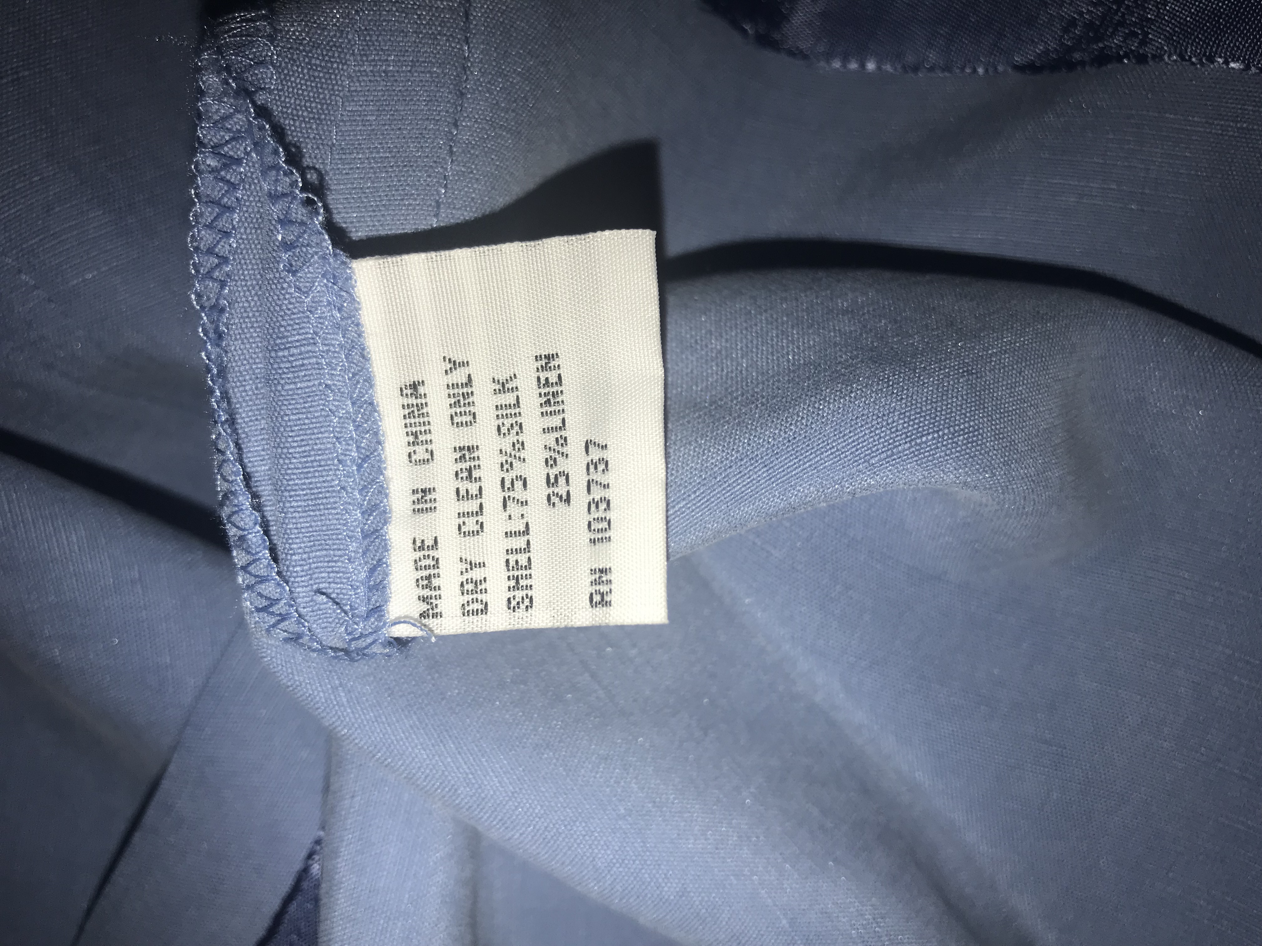 Silk/Linen Blue Sleeveless Dress