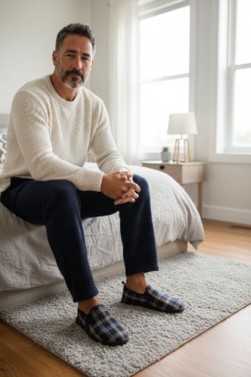 Pantufas masculinas de Fonseca 