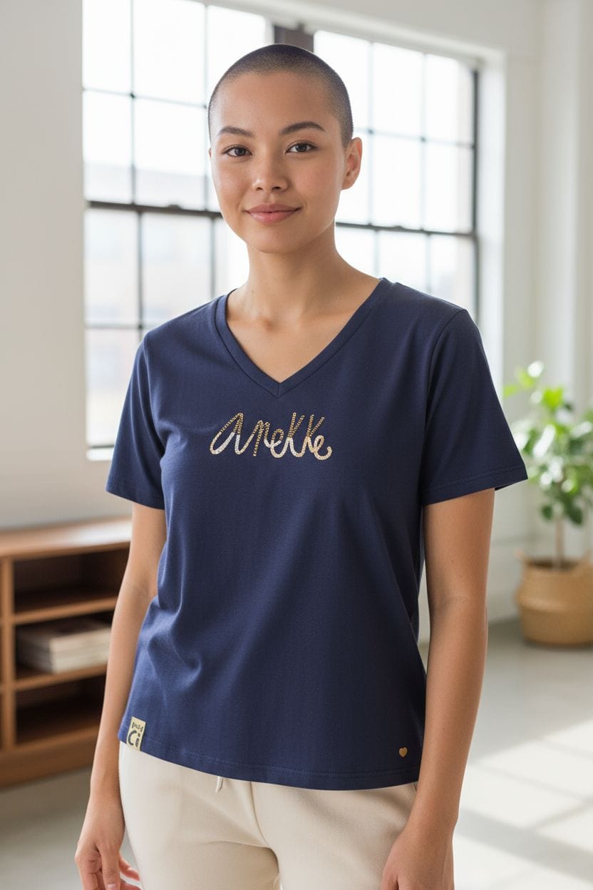 T shirt Anekke azul
