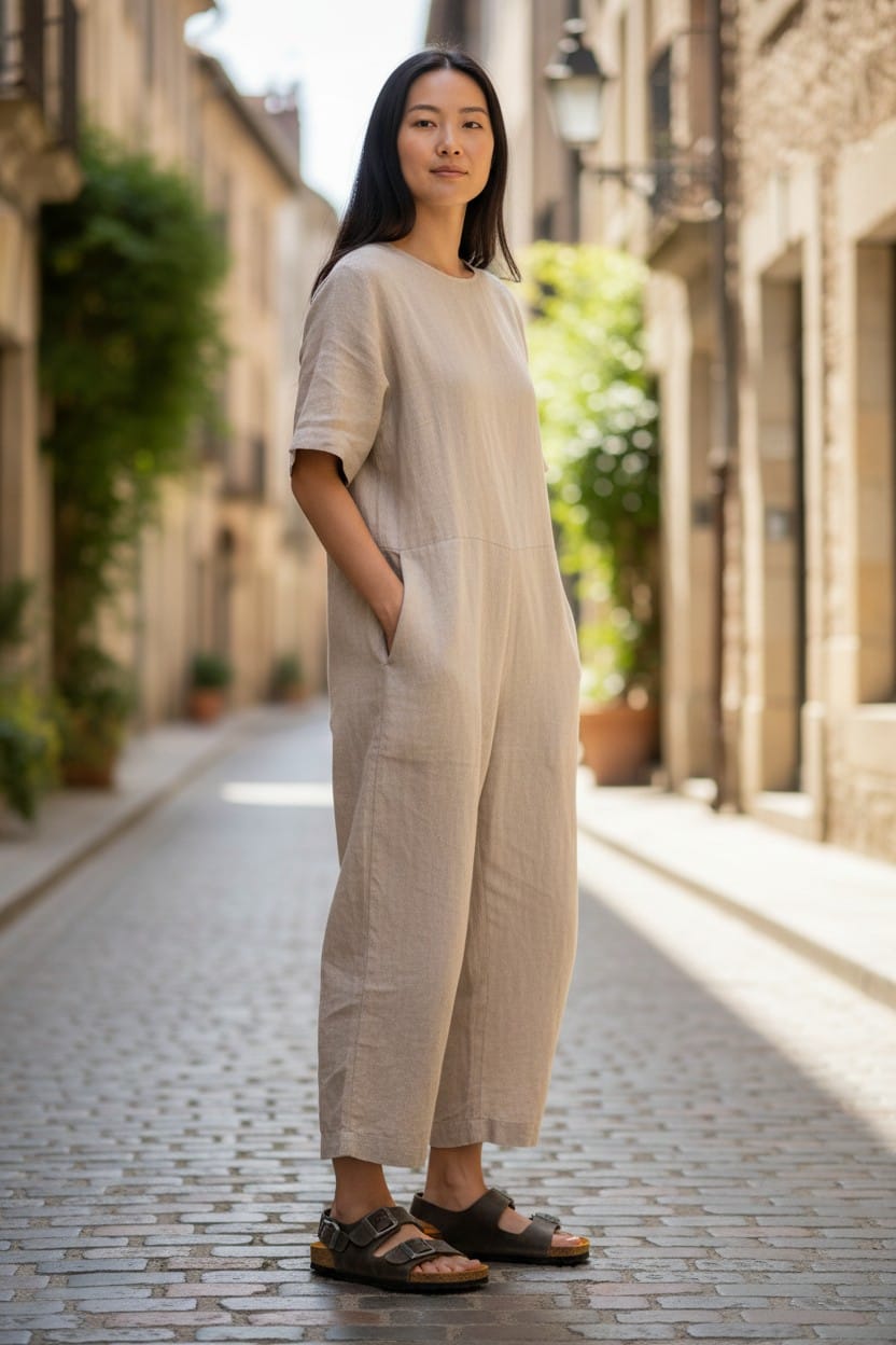 Sandálias em pele PLAKTON