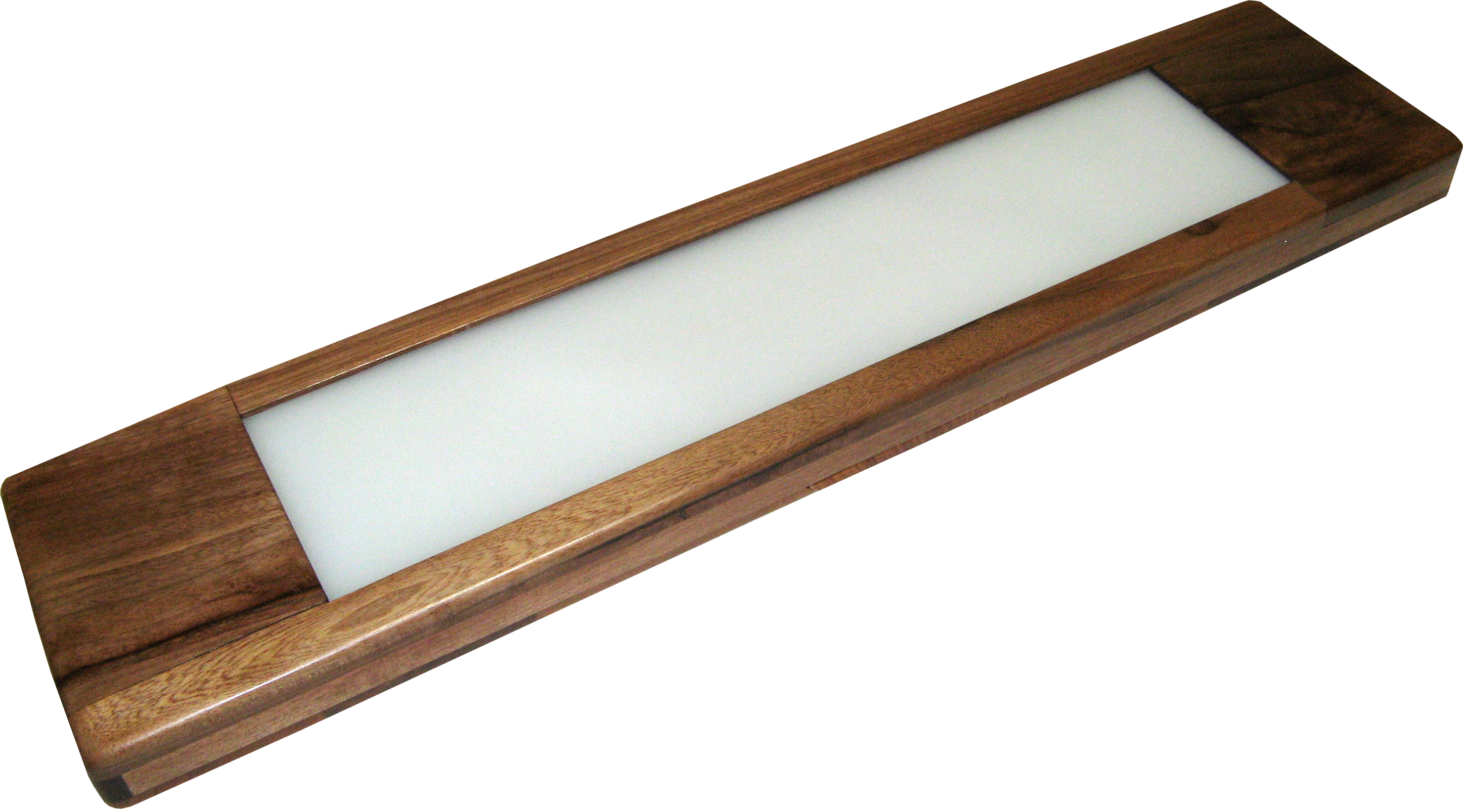 Luminária de Madeira LED Retangular 1200 mm