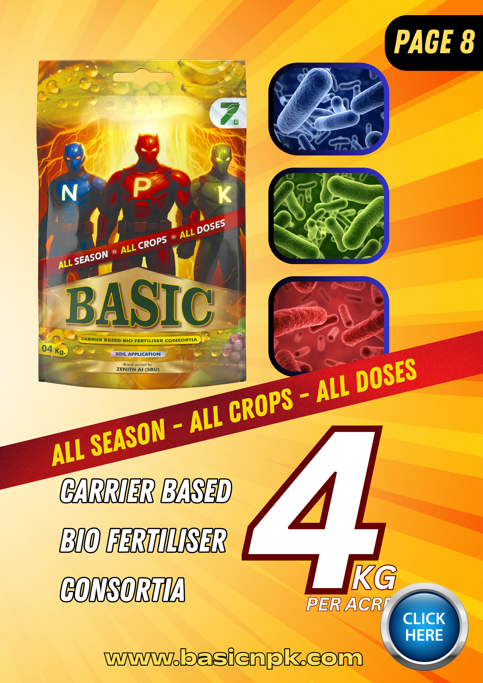 Basic - BIO NPK Consortia - Bio Fertiliser