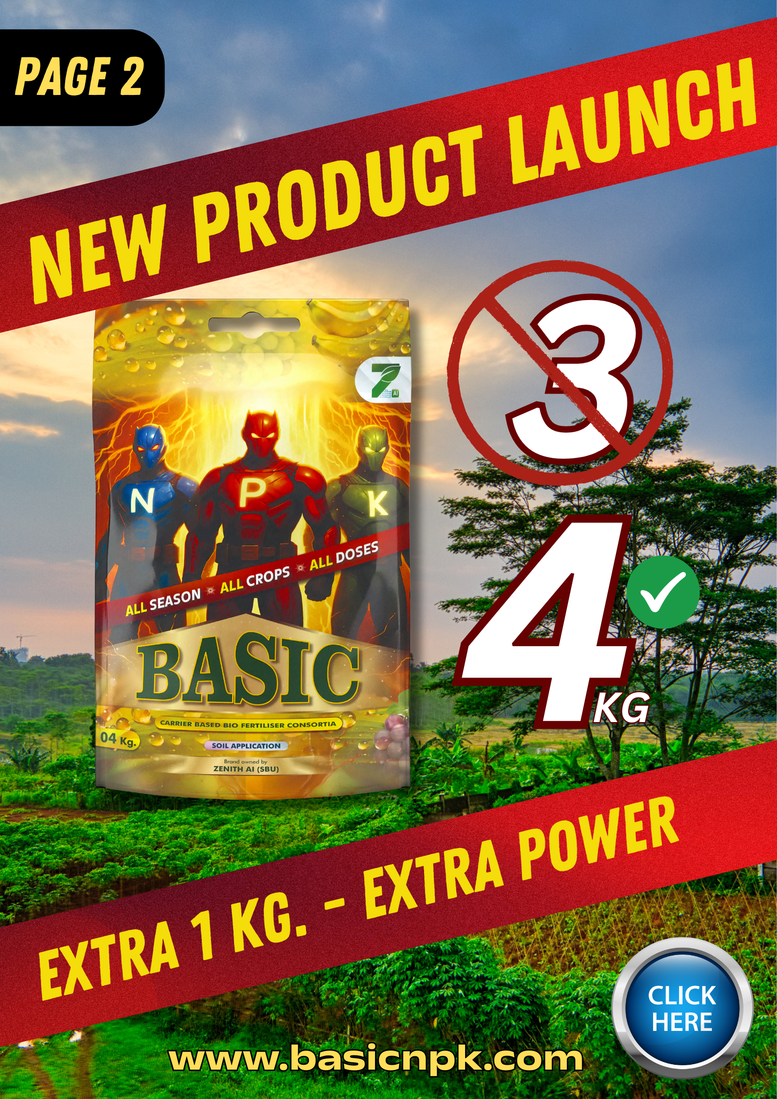 Basic - BIO NPK Consortia - Bio Fertiliser