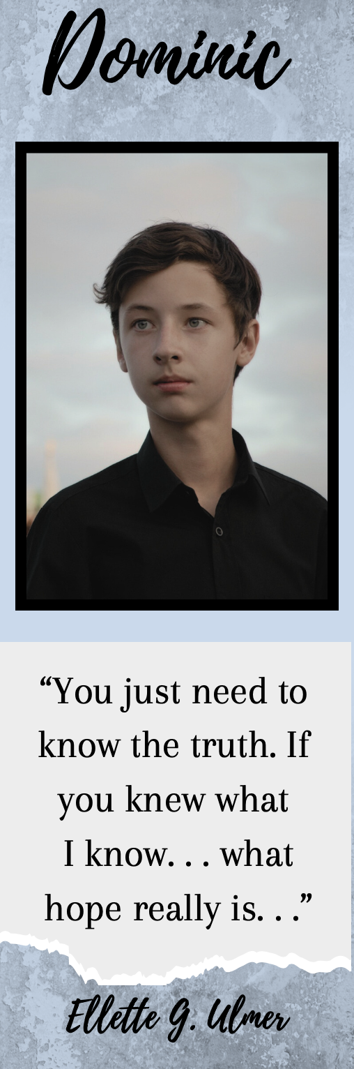 Character Bookmark Dominic: With Quote 