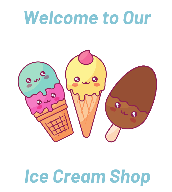 Free Download! Ice Cream Shop Pretend Play Set - A Taste of Imaginative Fun!