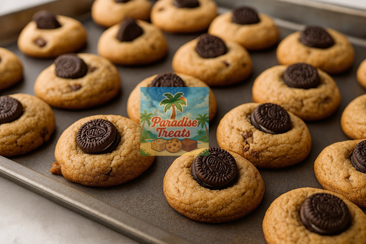 Mini Oreo Cookie Button Cookies