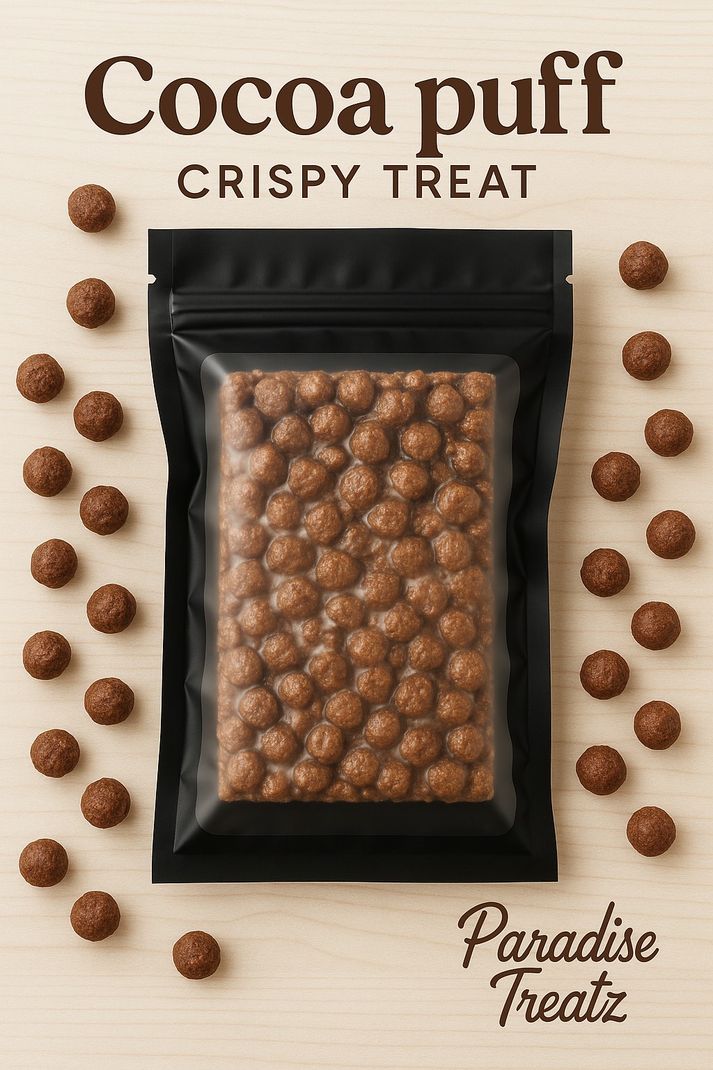 Cocoa puff crispy treat