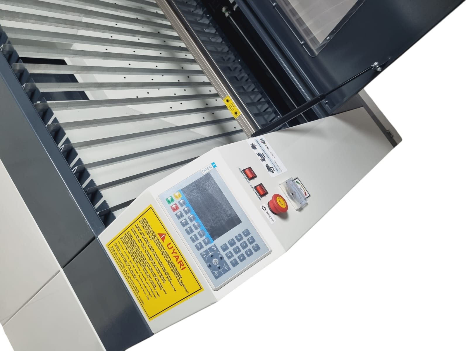 Lazer Kesim Makinesi 160x100cm 130-150W Tüplü 3 Parçaya Bölünebilir