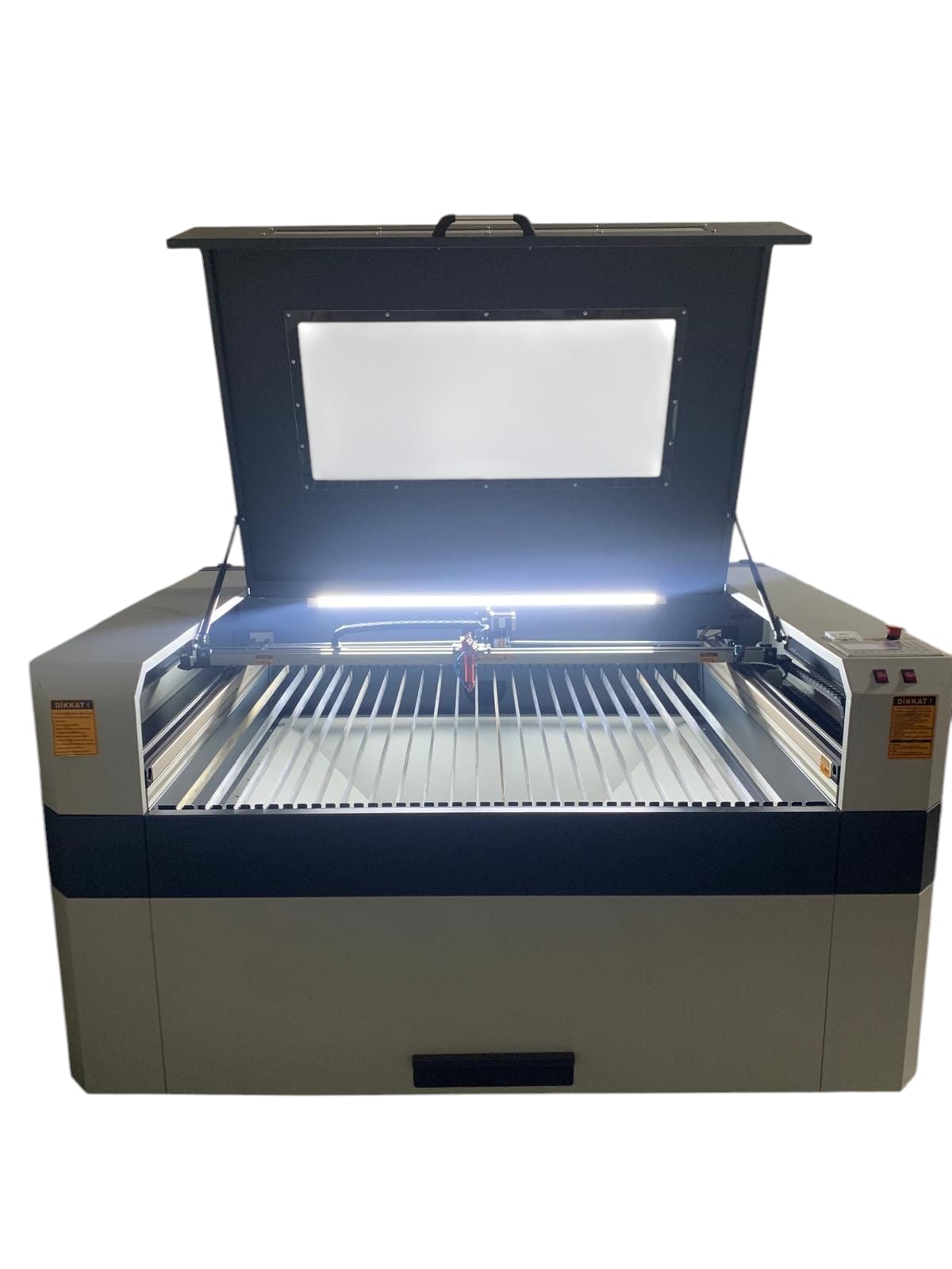 Lazer Kesim Ve Kazima Makinesi 135x100cm 130-150W Tüplü 3 Parçaya Bölünebilir