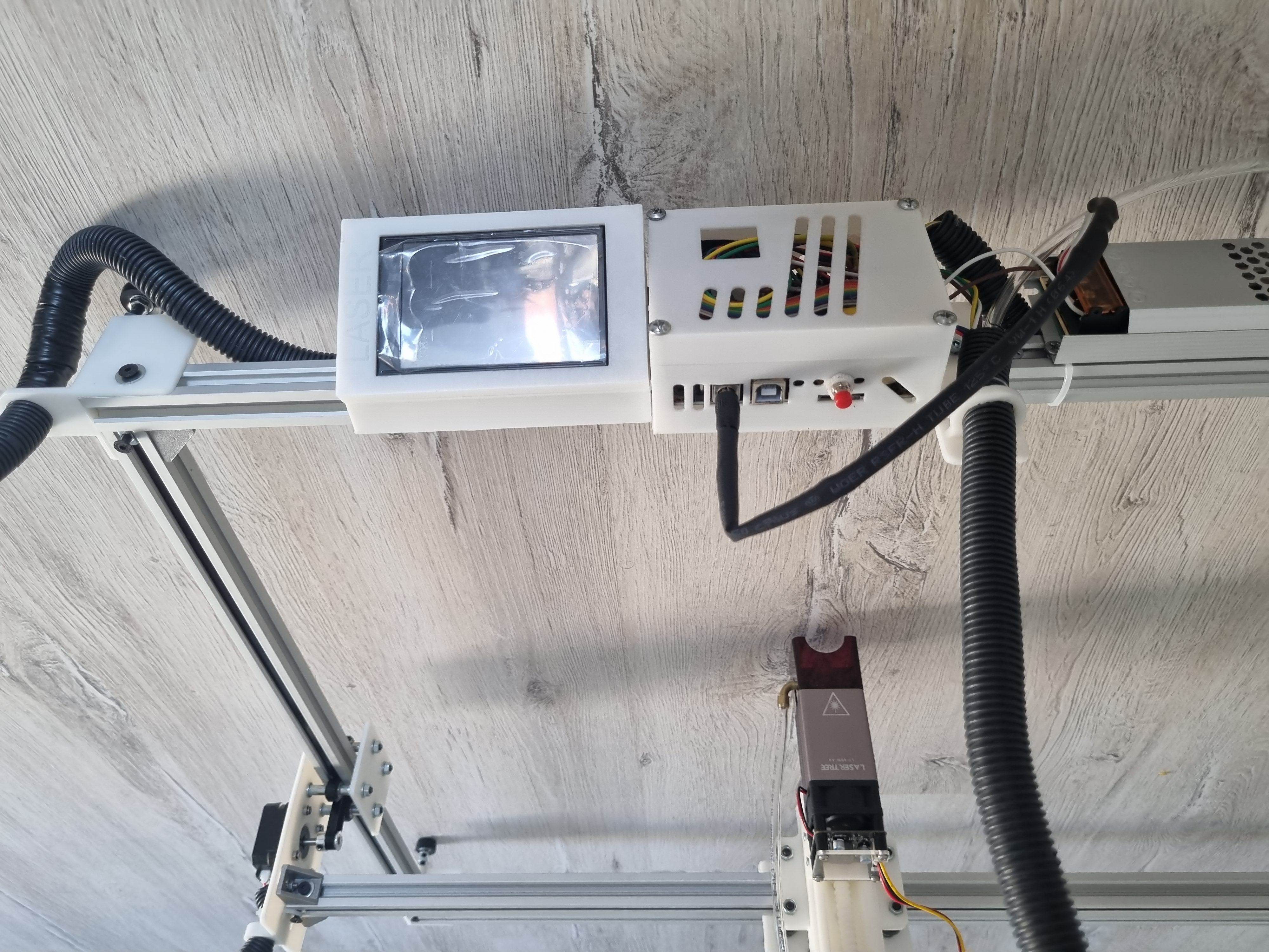 Diyot Lazer Kesim ve Markalama Makinesi 40W  Ayarlanabilir Kafa
