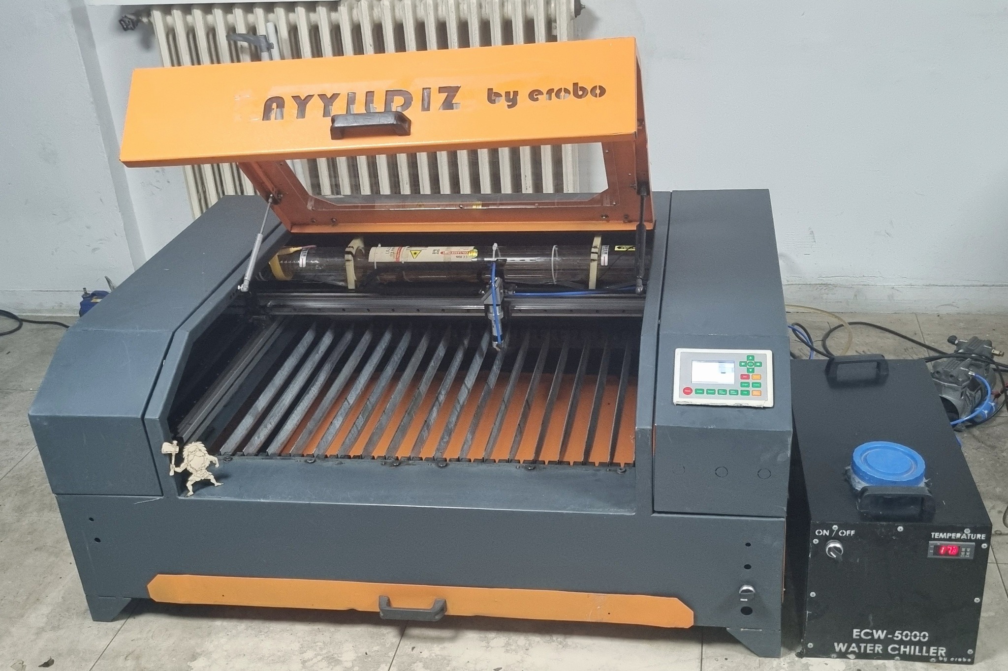 90x60cm Lazer Kesim Makinesi 100W Tüplü 
