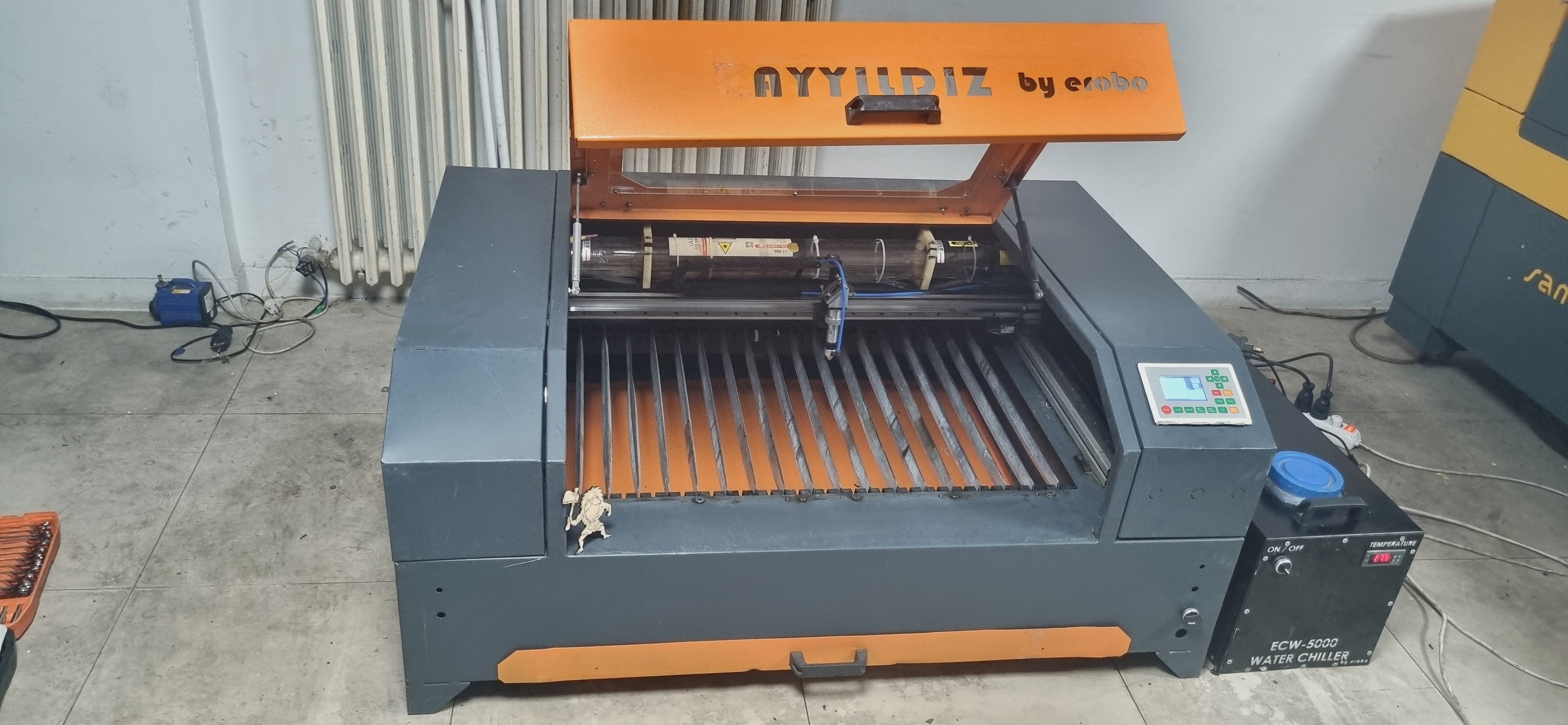 90x60cm Lazer Kesim Makinesi 100W Tüplü 