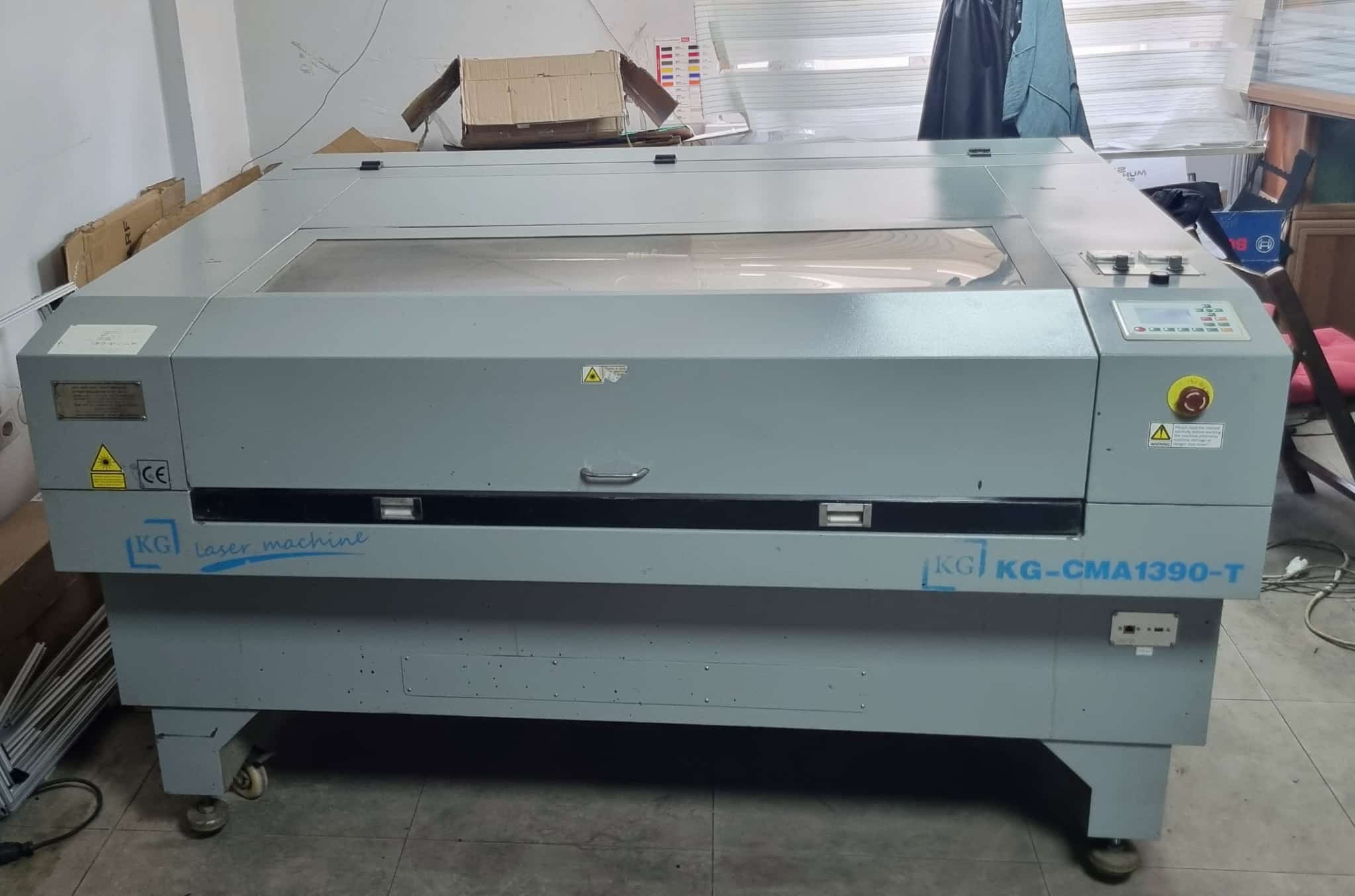 Cift Kafa 130x90cm 130-150W Tuplu Lazer Kesim Makinesi