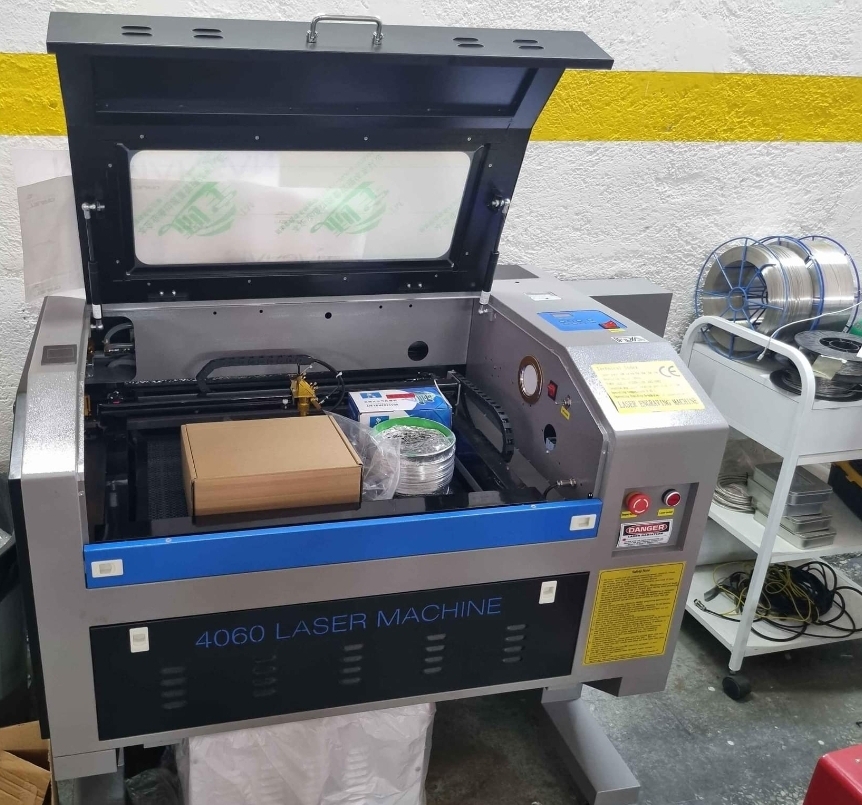 Lazer Kesim Makinesi 60x40cm 50W Tuplu