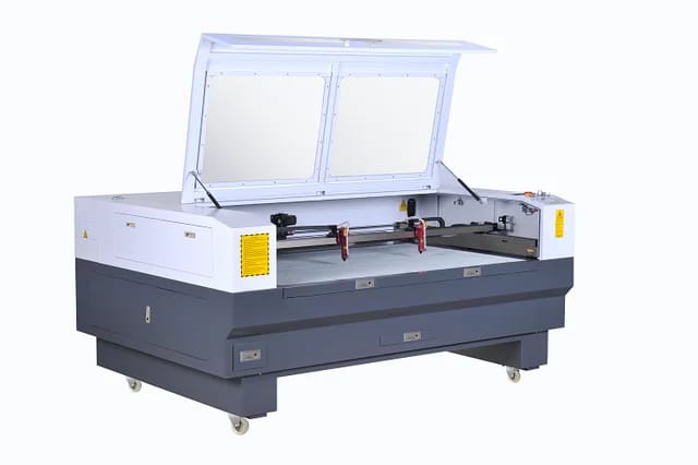 Cift Kafa 160x100cm Lazer Kesim Makinesi 130-150W Tüplü 
