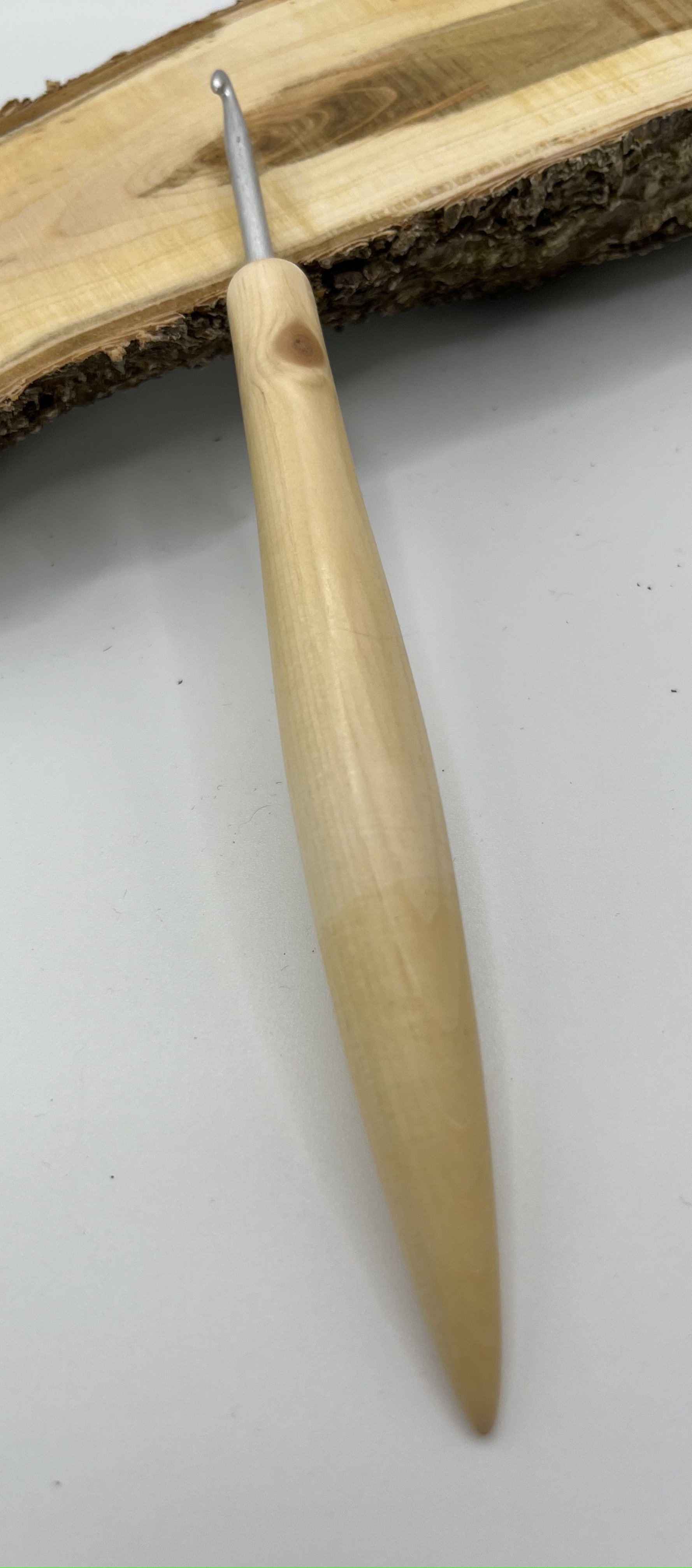 Häkelnadel Zapfenform Zirbe, Haken ADDI oder Clover zur Auswahl