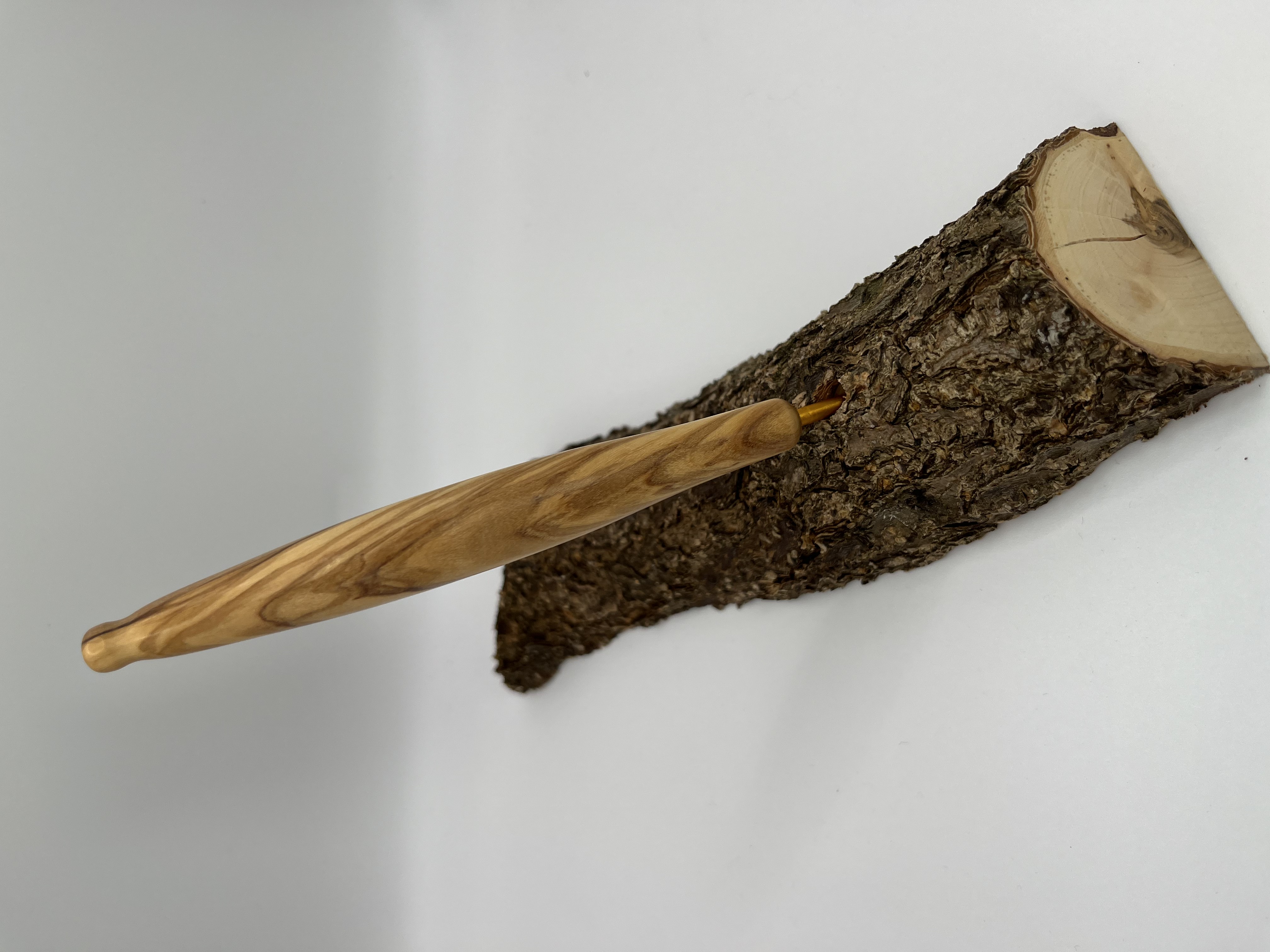 Häkelnadel Olive Haken Clover gold 3,25 mm Zapfenform