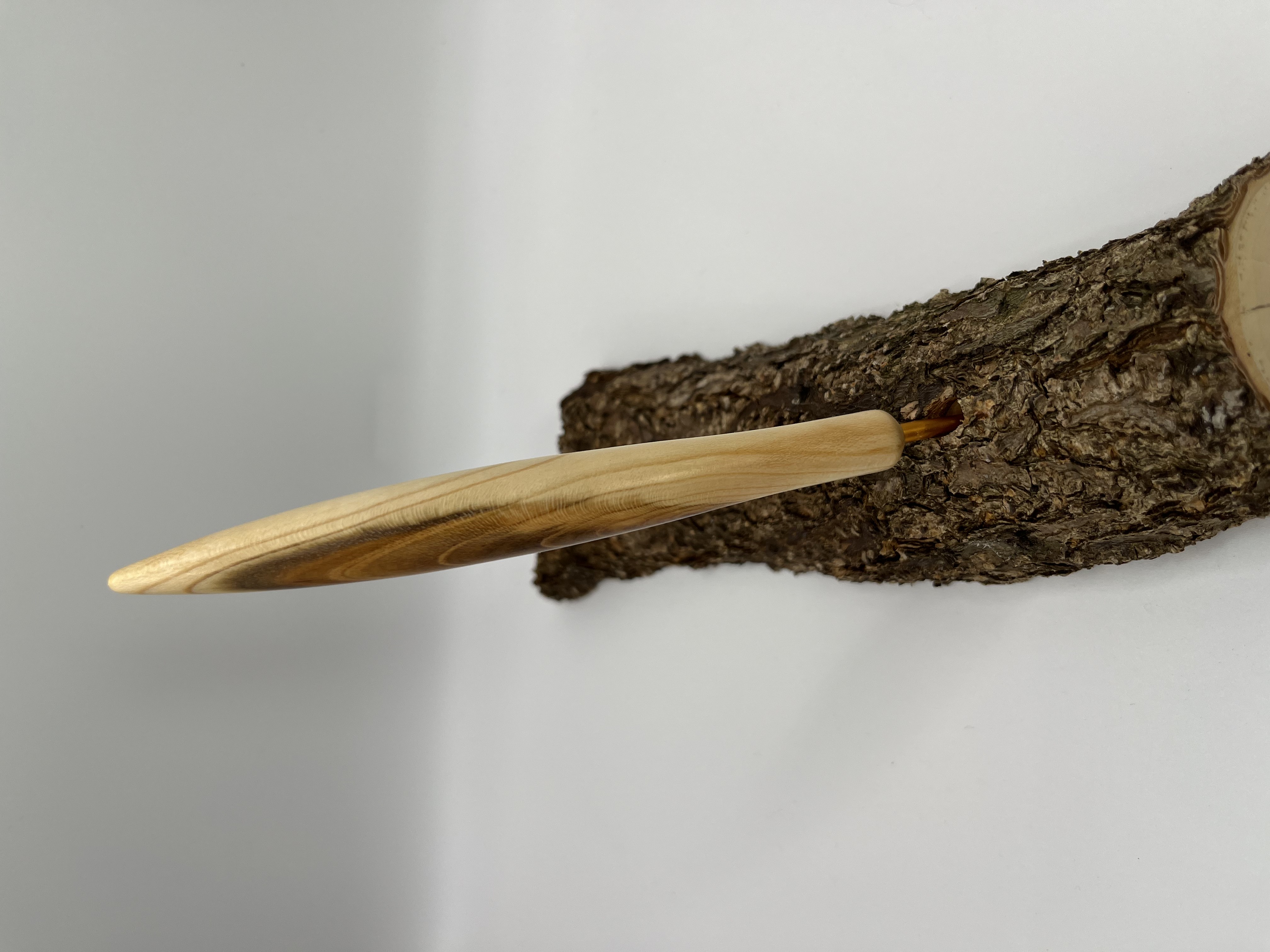 Häkelnadel Marille Kernholz Haken Clover gold 2,75 mm Zapfenform